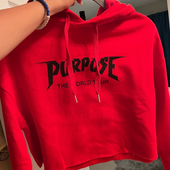 JUSTIN BIEBER Purpose World Tour Cropped Sweater ♥️ - Picture 8 of 8